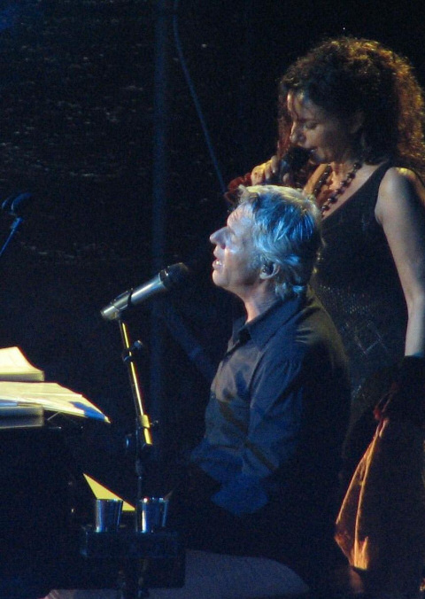 Aida Satta Flores e Claudio Baglioni